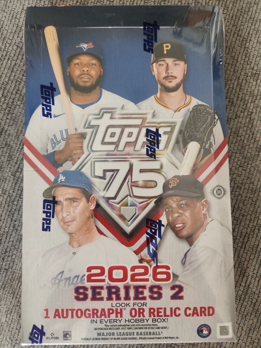 2026 Topps Series 2 Baseball Hobby Box Sealed - Guaranteed Autograph or Relic Card