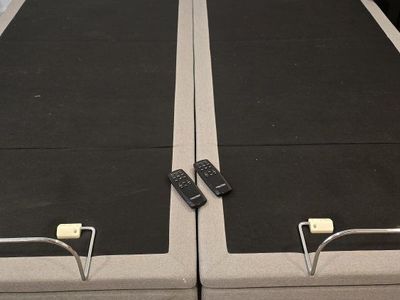Malouf Split King Adjustable Bed Bases w/ Massage & Remotes