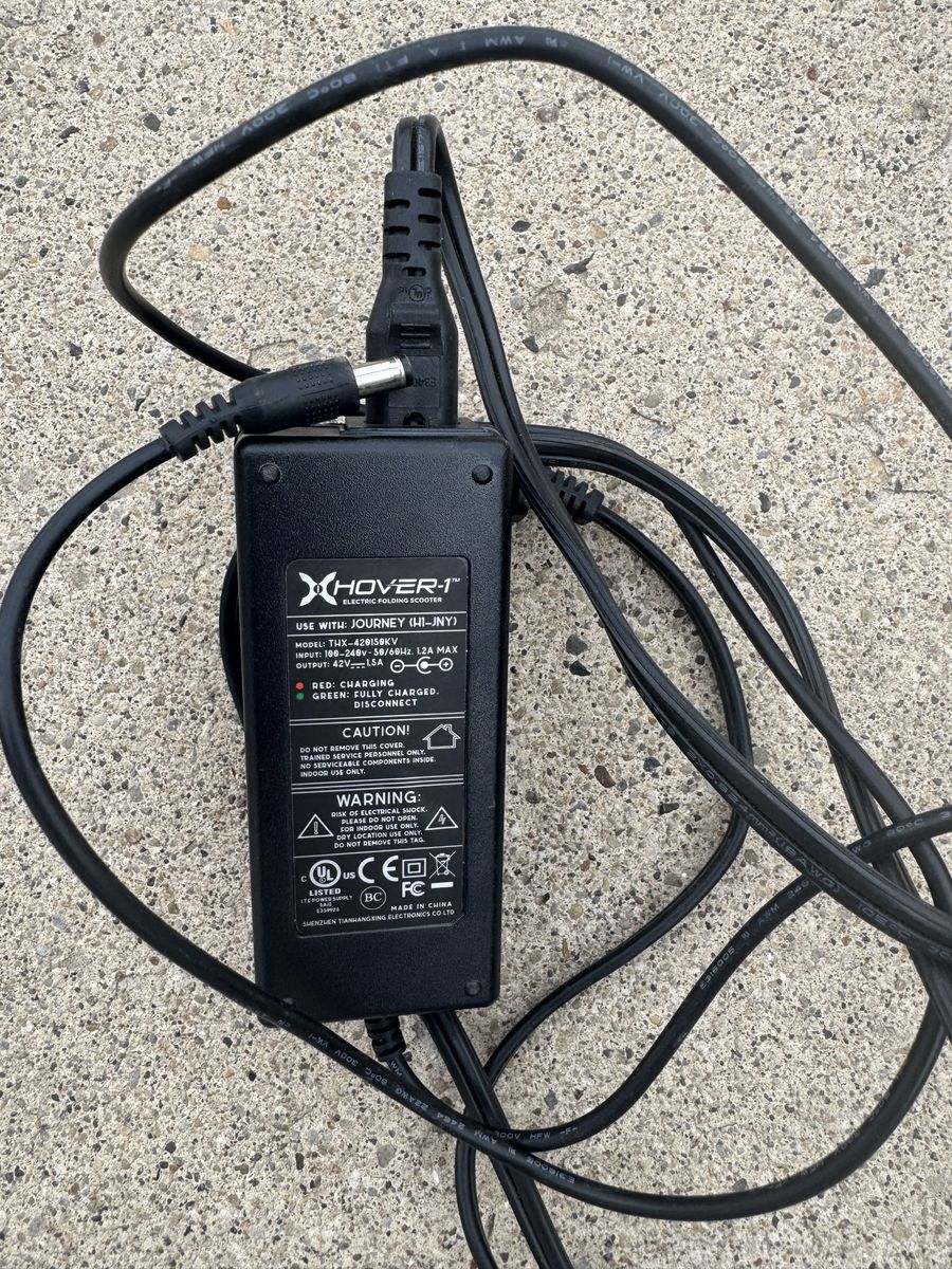 Power Charger for Hover-1 Journey Electric Scooter (Only Charger)