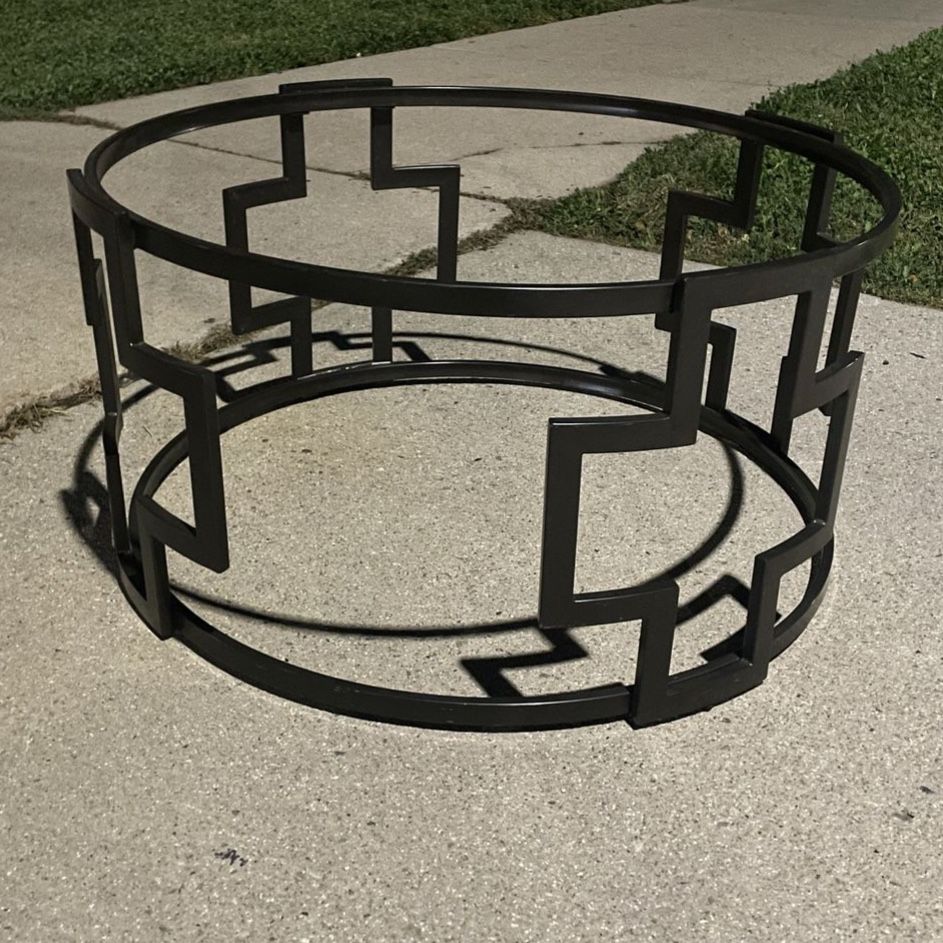 Circular Metal Table Base for Project or Art