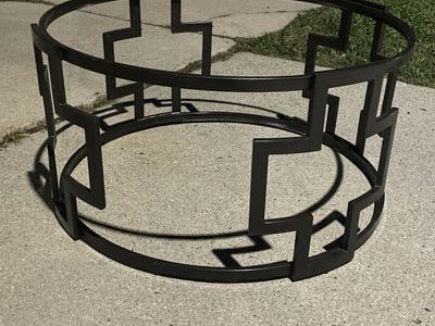 Circular Metal Table Base for Project or Art