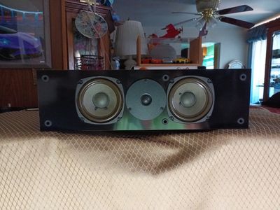 NHT VS-1.2a Center Channel Speaker Black Gloss
