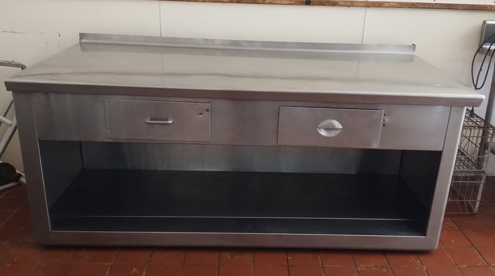 Stainless Steel Cabinet with Drawers