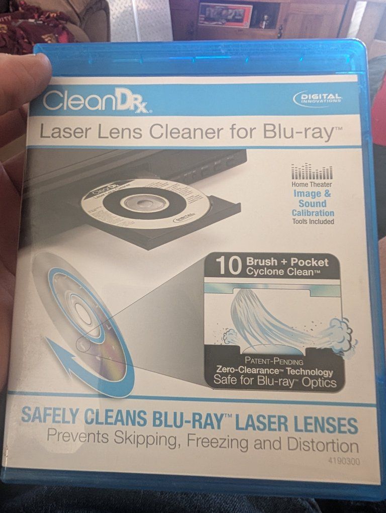 Digital Innovations CleanDr Laser Lens Cleaner for Blu-ray Players