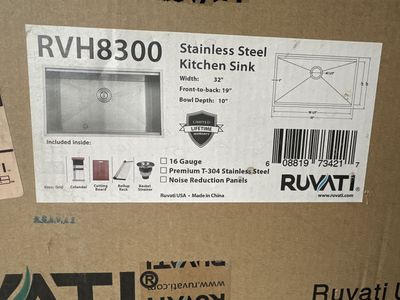 Stainless steel kitchen sink