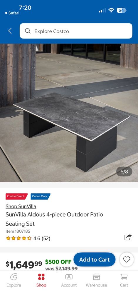 Outdoor coffee Table New In Box