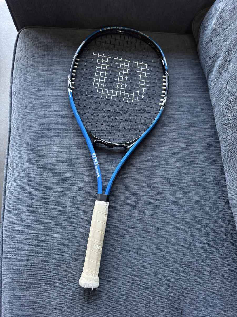 Wilson Tour Slam Tennis Racquet - Blue/Black, Used, Grip Size 3 (4 3/8)