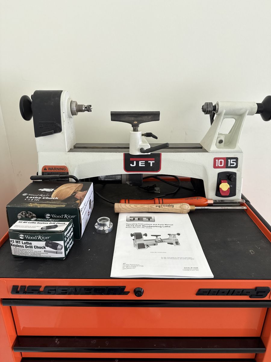 Wood Lathe And Accesories