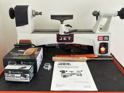 Wood Lathe And Accesories
