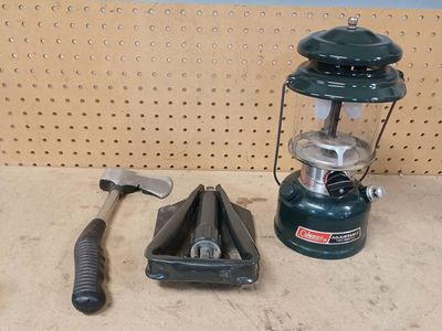 Camping items. Coleman lantern etc.