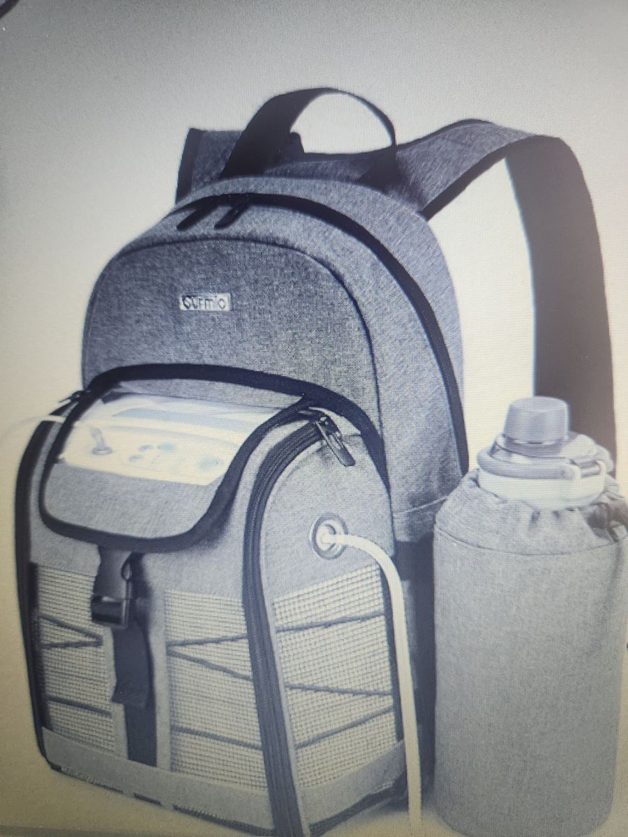 Backpack for Portable Oxygen Concentrator + Computer