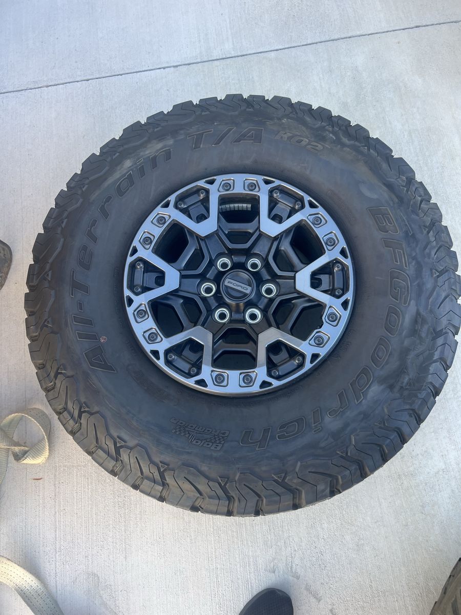 Raptor R wheels and tires