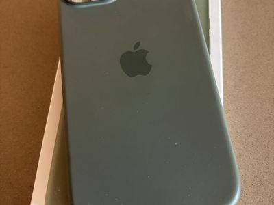 Apple iPhone 14 NEW Silicone Case - Cypress Green & Plum (2-Pack)