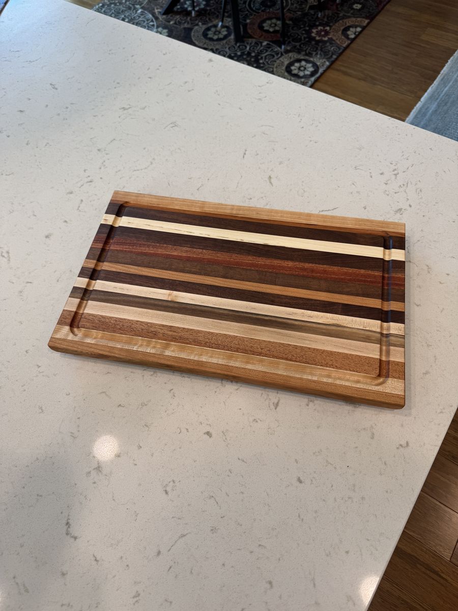 Handcrafted Edge Grain Cutting Board