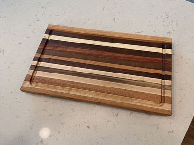 Handcrafted Edge Grain Cutting Board
