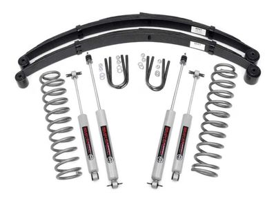 Rough Country 3-Inch Lift Kit for 1984-2001 Jeep Cherokee XJ (2WD/4WD)