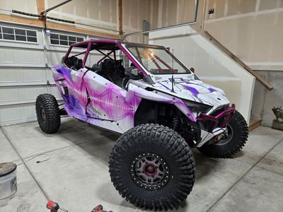 2020 Polaris Pro XP 4 Seater Ultimate UTV - Custom Pink/Purple Wrap, Dune & Dirt Tires
