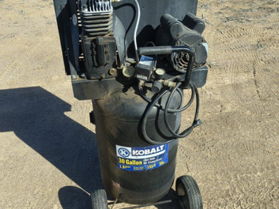 Kobalt 30-gallon portable vertical air compressor