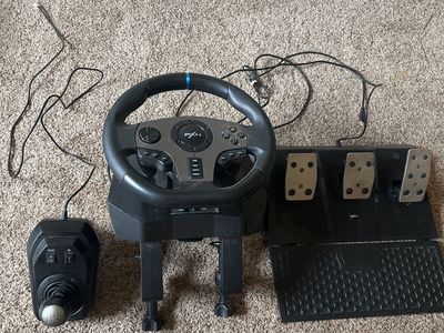 PXN V9 gaming racing wheel bundle
