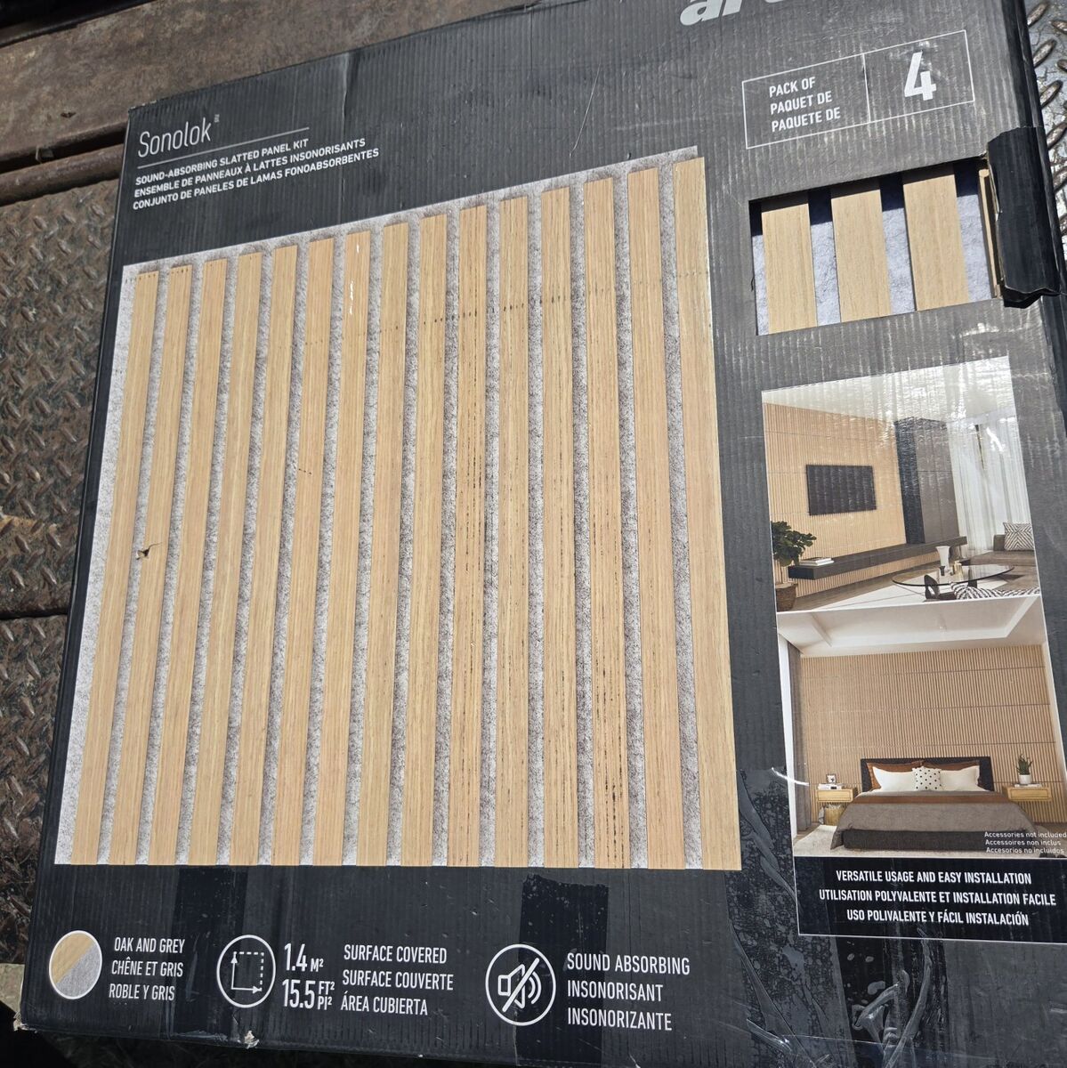 Sonolok slatted panel kit