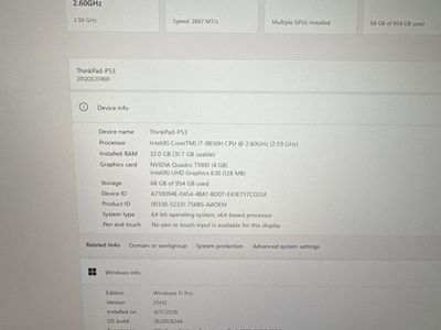 Lenovo ThinkPad P53