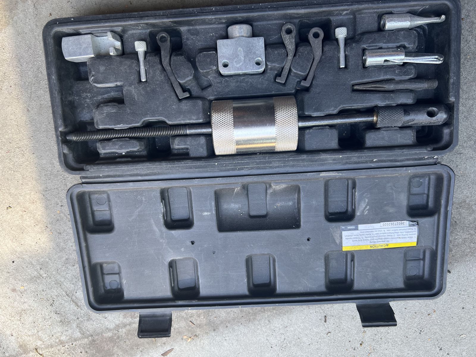 Pittsburgh Automotive 2 Lb. Slide Hammer & Puller Set with Pneumatic Sander & Milwaukee Tool Bag