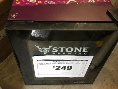 Newair mini refrigerator with glass door holds 60 12oz cans