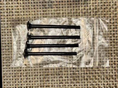 Thule Carriage Bolt Hardware for Roof Rack 3 Inches Long set of 4