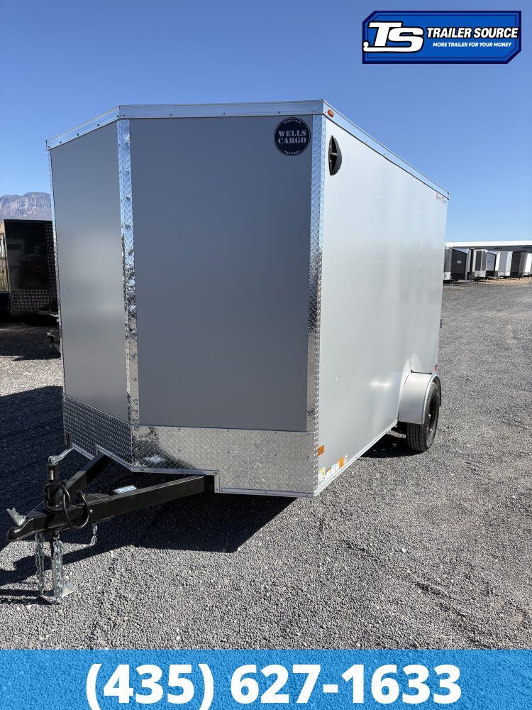 7x12 Wells Cargo Fast Trac Deluxe Enclosed Cargo Trailer - 7'0" Interior - 3.5K GVWR - .080 PolyCor