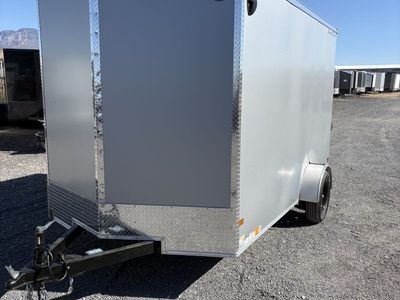 7x12 Wells Cargo Fast Trac Deluxe Enclosed Cargo Trailer - 7'0" Interior - 3.5K GVWR - .080 PolyCor