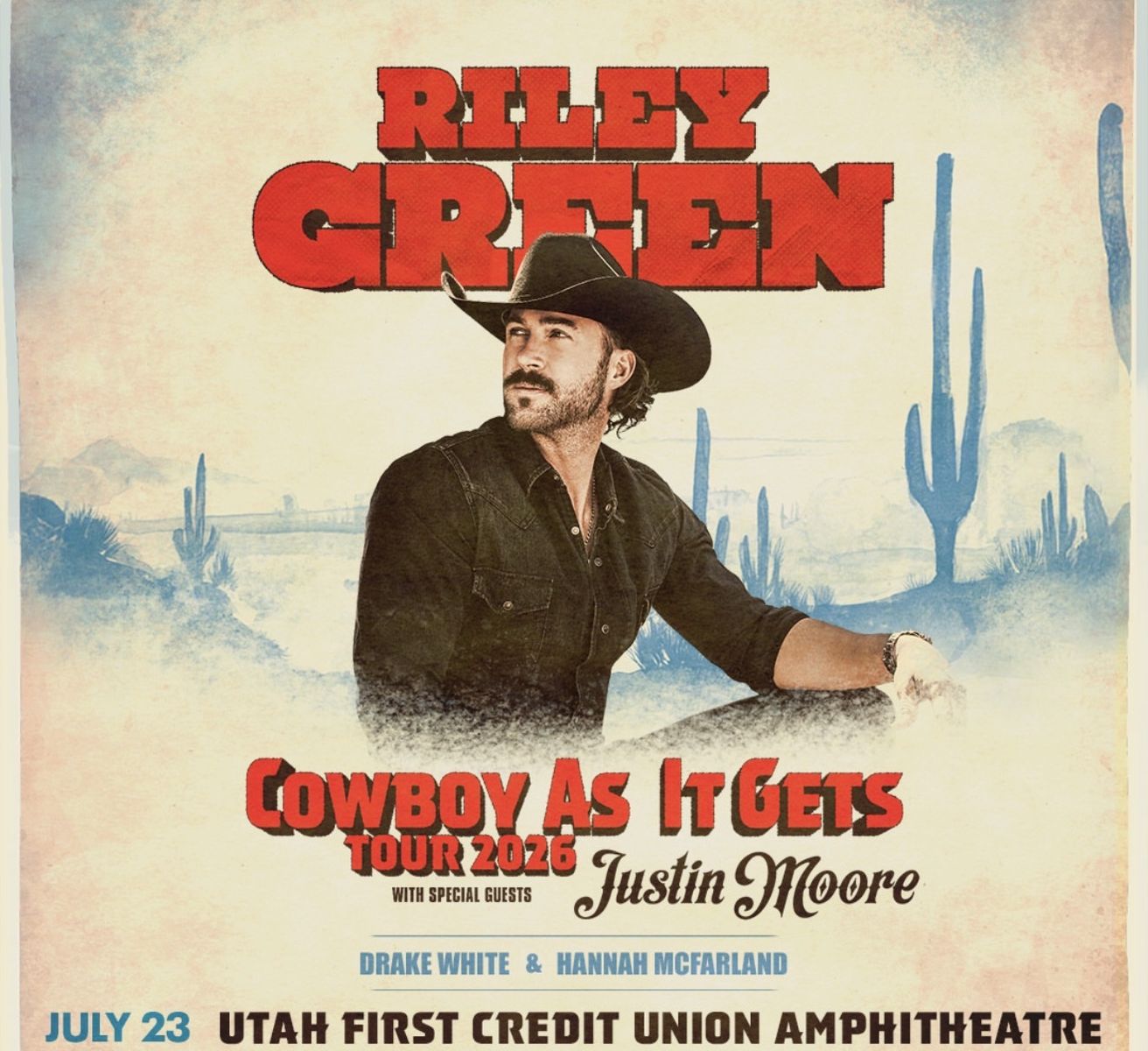 Riley Green Concert Utah First Credit Union VIP Box Seats