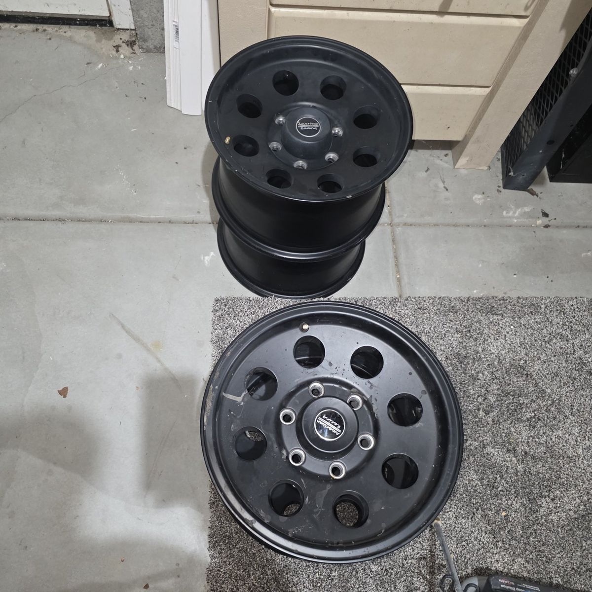 15"x9" can am wheels