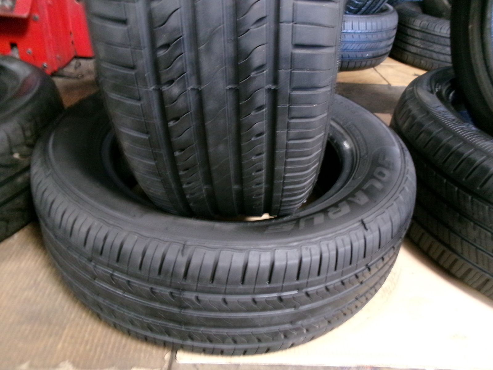 205/60R16 STARFIRE SOLARUS PAIR OF TWO USED TIRES