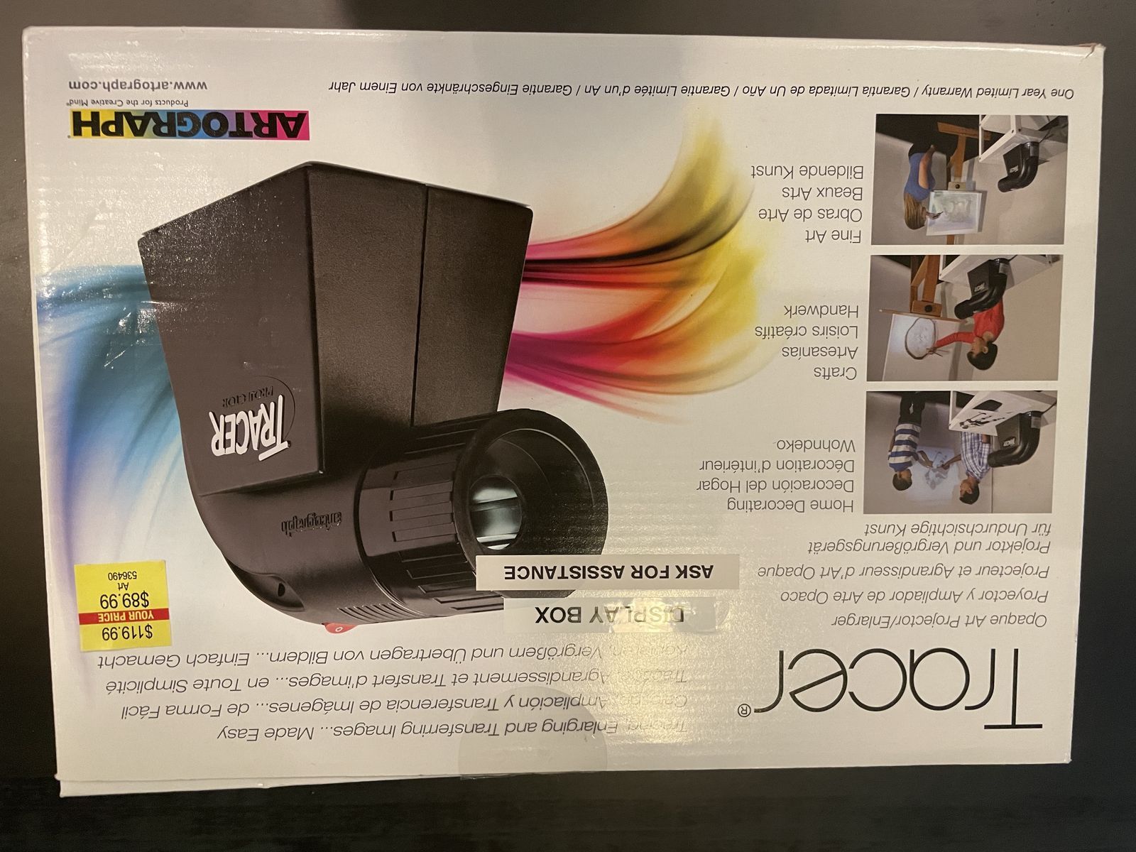 Artograph Tracer Opaque Art Projector / Enlarger $25.00