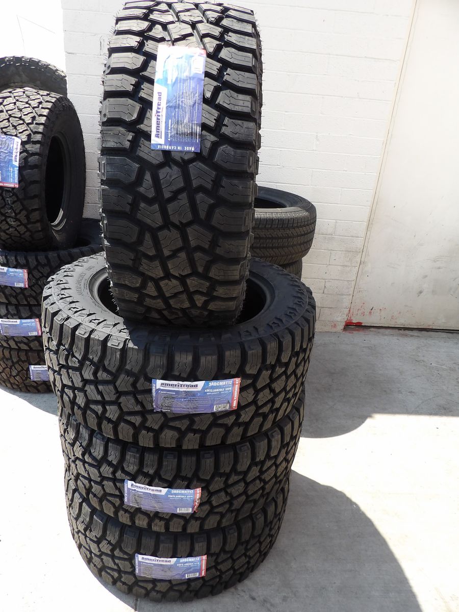 33X12.50R20 AMERITREAD TRAIL COMMADO RT SET OF NEW TIRES 