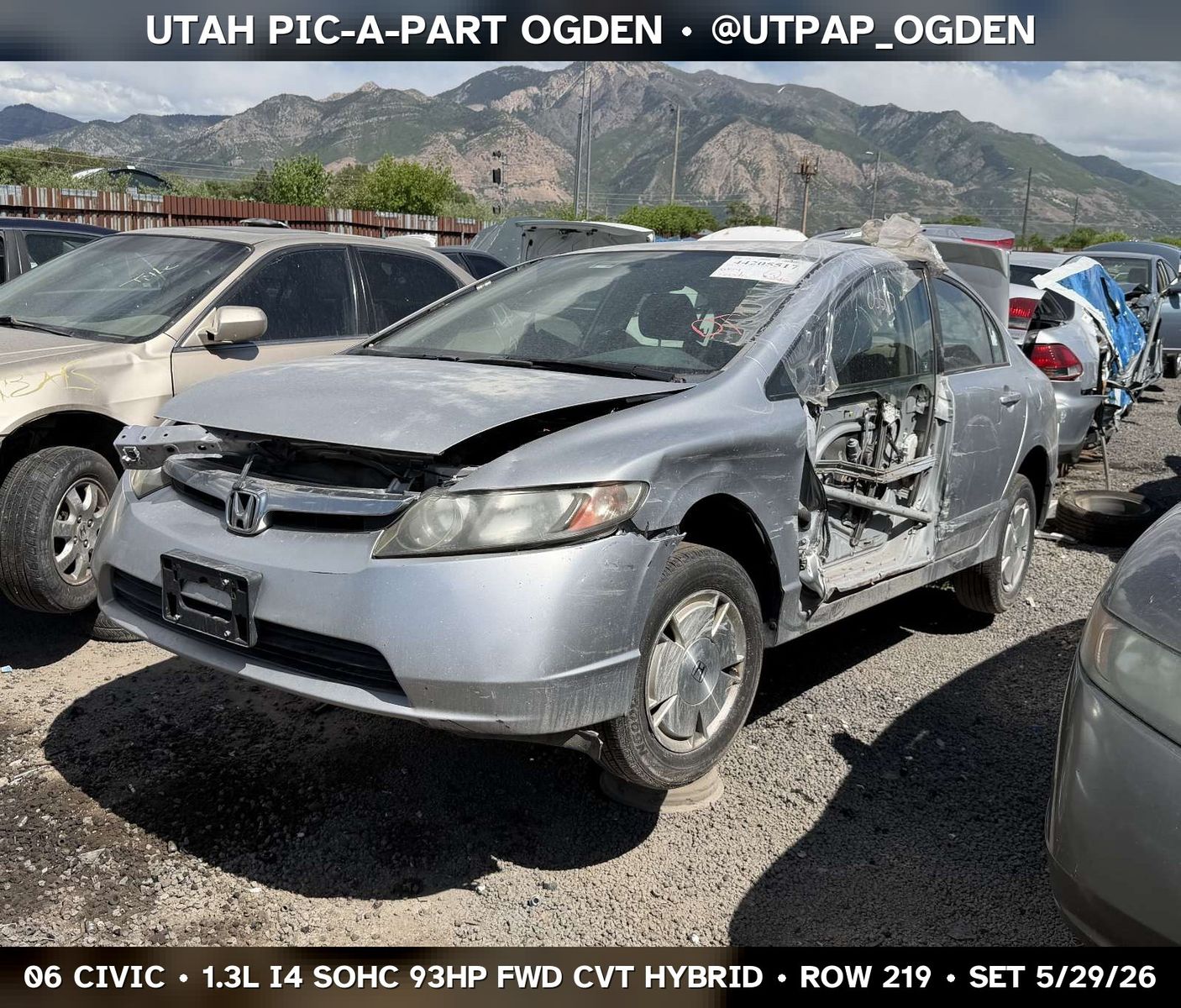 2006 Honda Civic FA Parts - UTPAP Ogden
