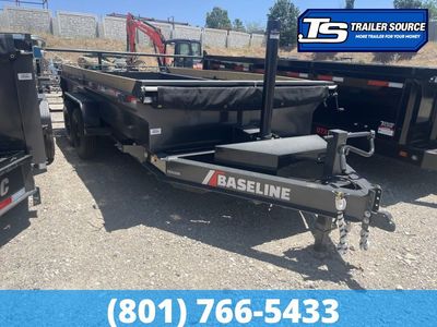 7x16 Diamond C Baseline HDU 208 Dump Trailer - 24" Sides - 16K GVWR