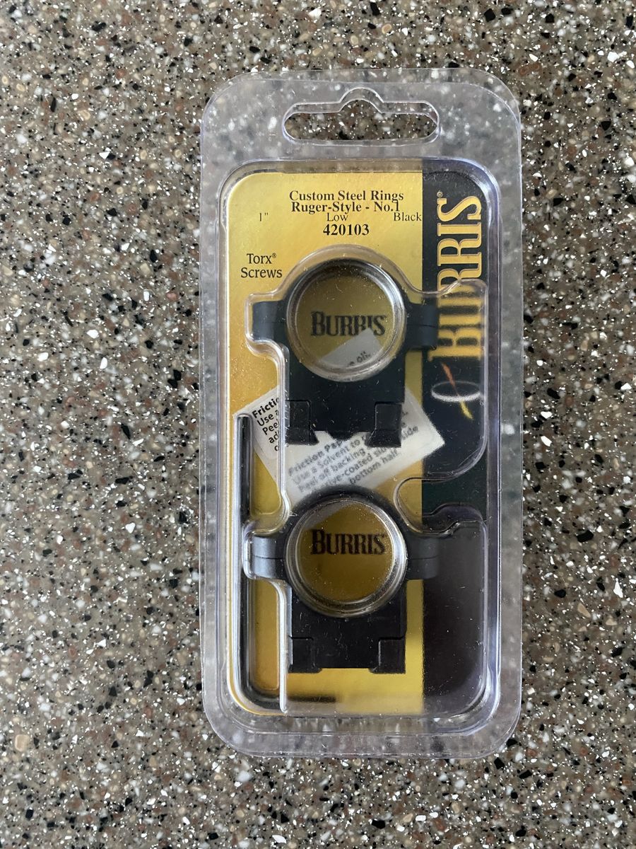 Burris Steel Rings for Ruger - Low 1"