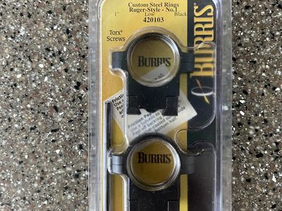 Burris Steel Rings for Ruger - Low 1"