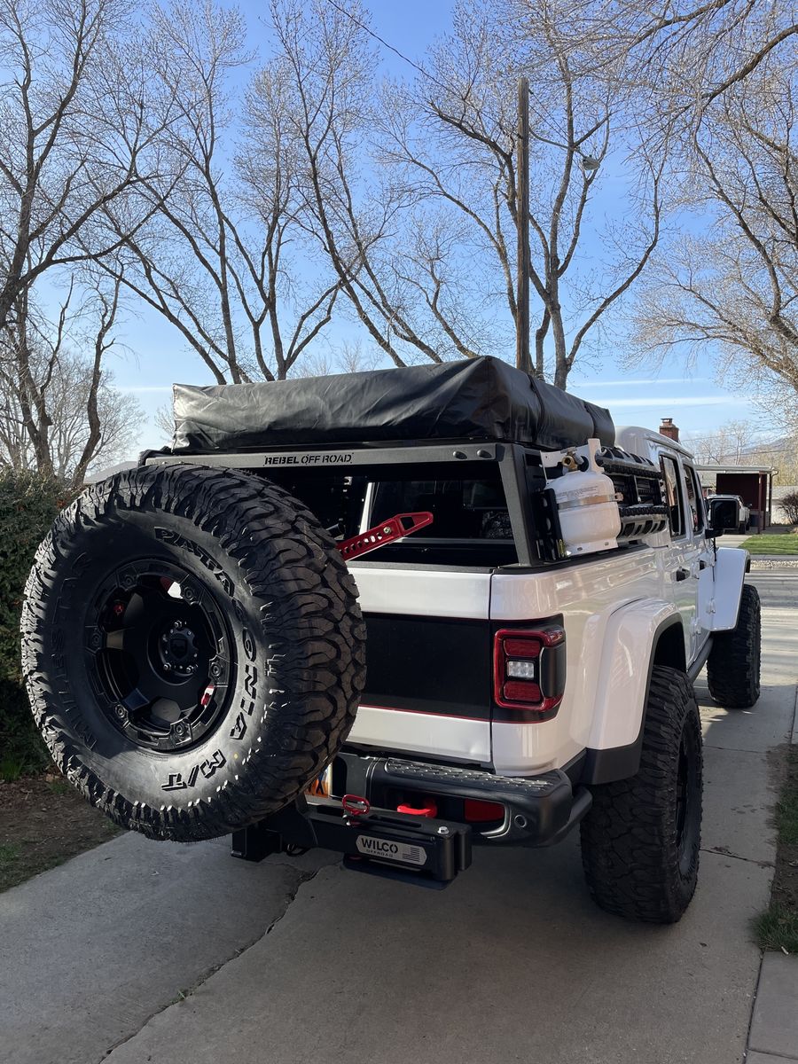 Rebel Off Road 1/2 Bed Rack, Jeep Gladiator