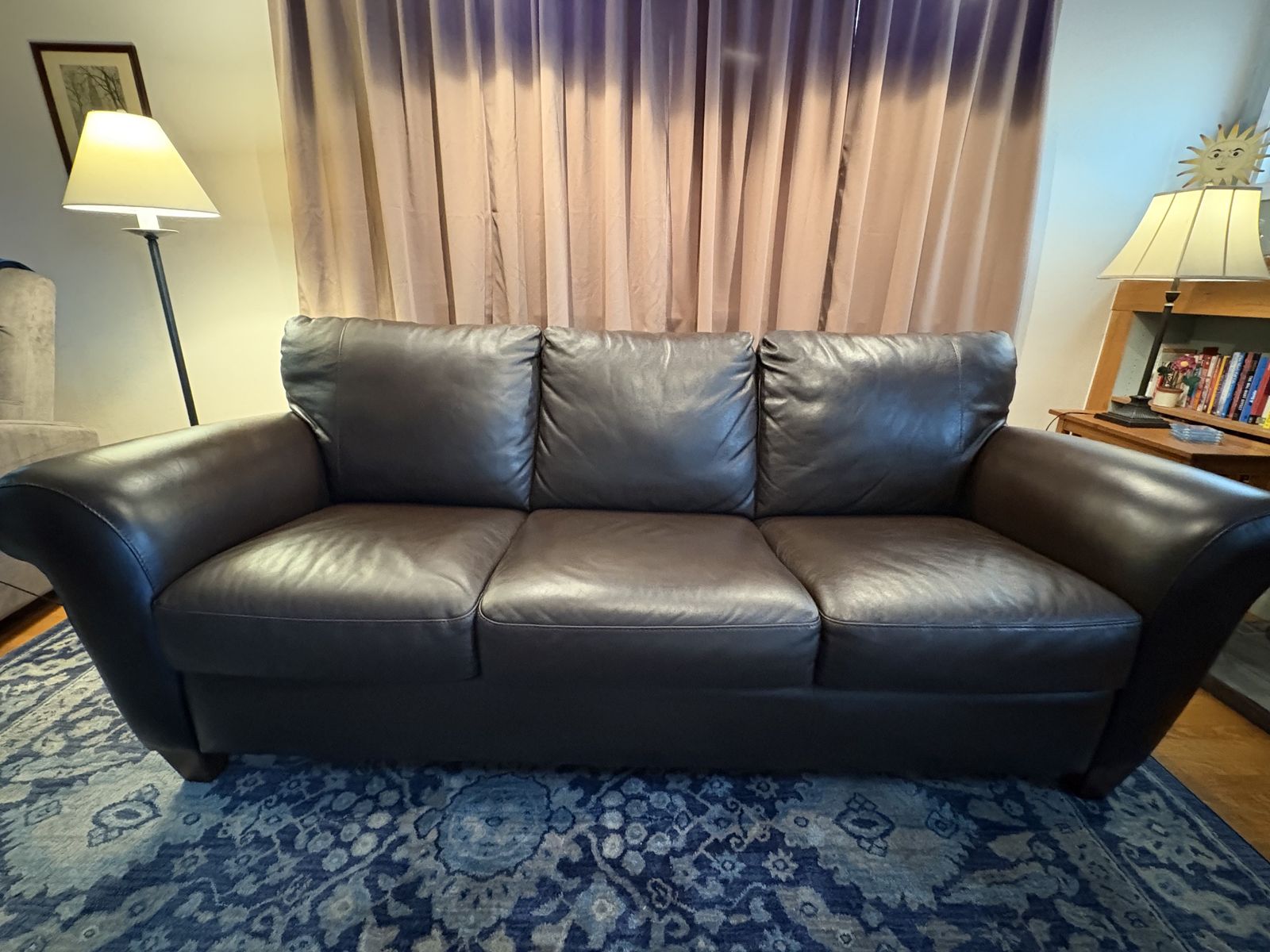 Natuzzi Leather Sofa, 3-Seat