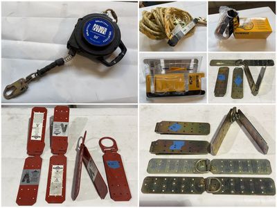 SAVE! Safety Equipment - Fall Protection Harnesses, Ropes & Anchors, Goggles, Ear Plugs, etc. - Used & New - Priced Individually