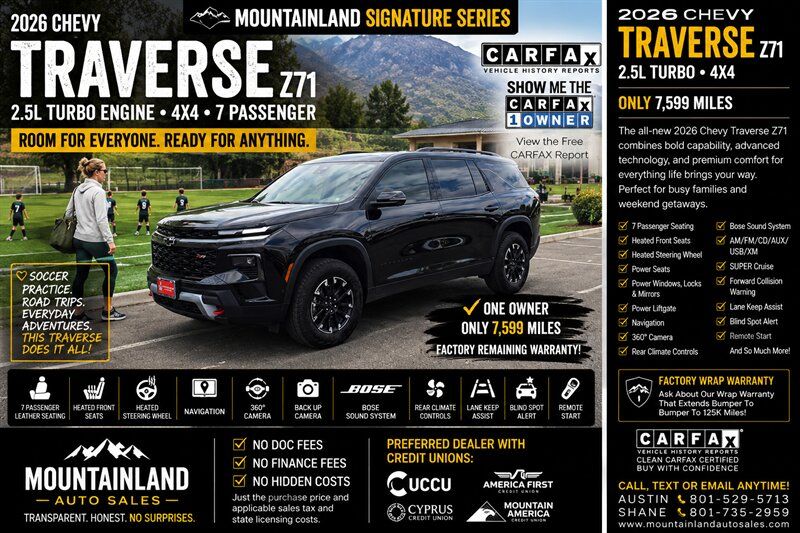 2026 Chevrolet Traverse Z71