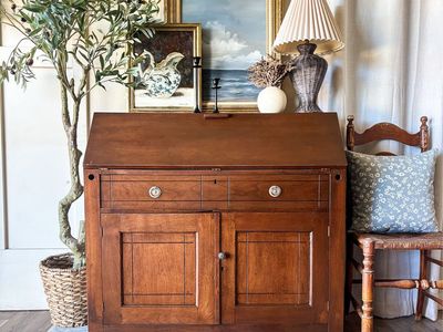 *FREE DELIVERY* Antique Oak Secretary Desk