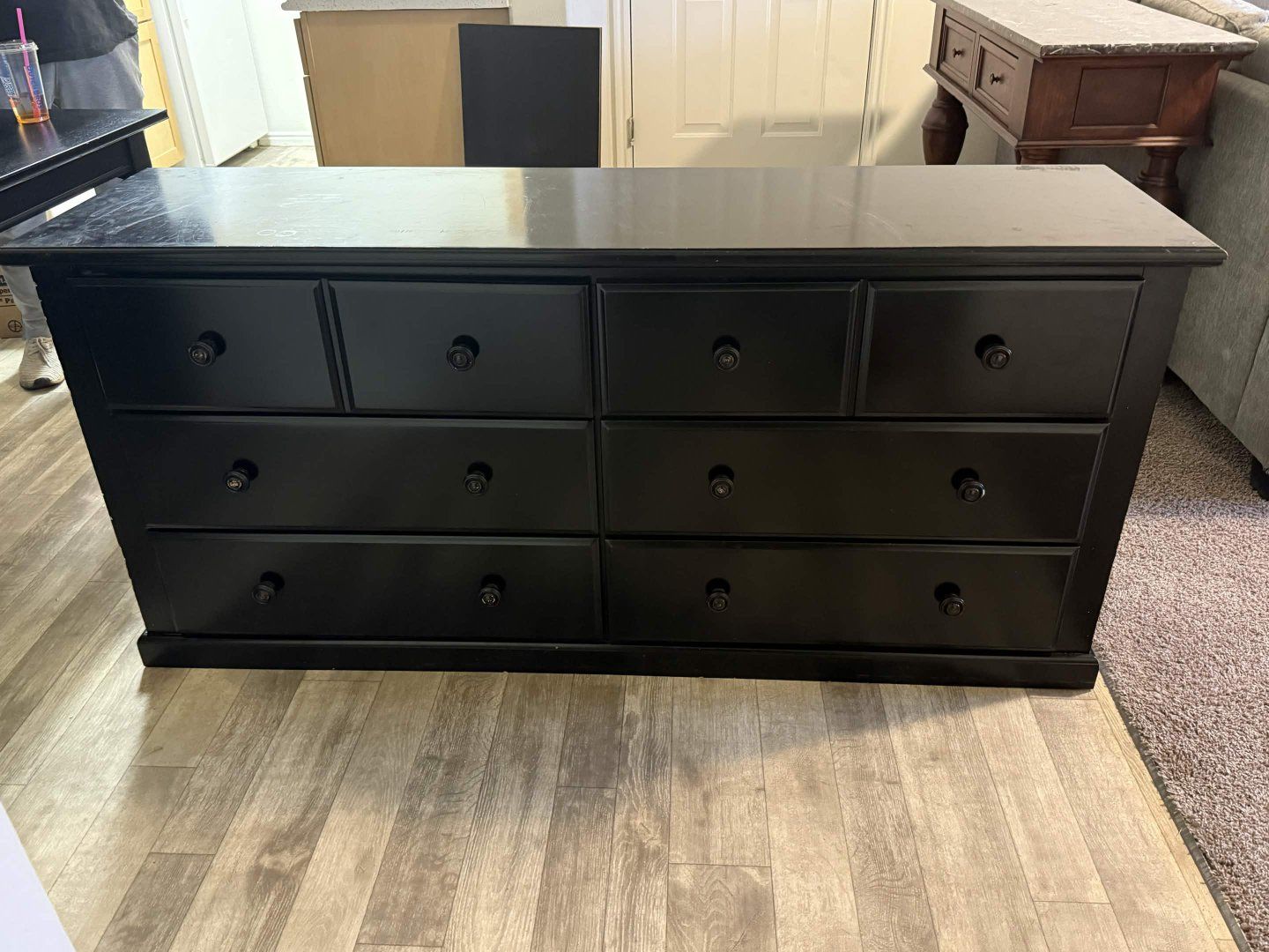 Black Wood Dresser