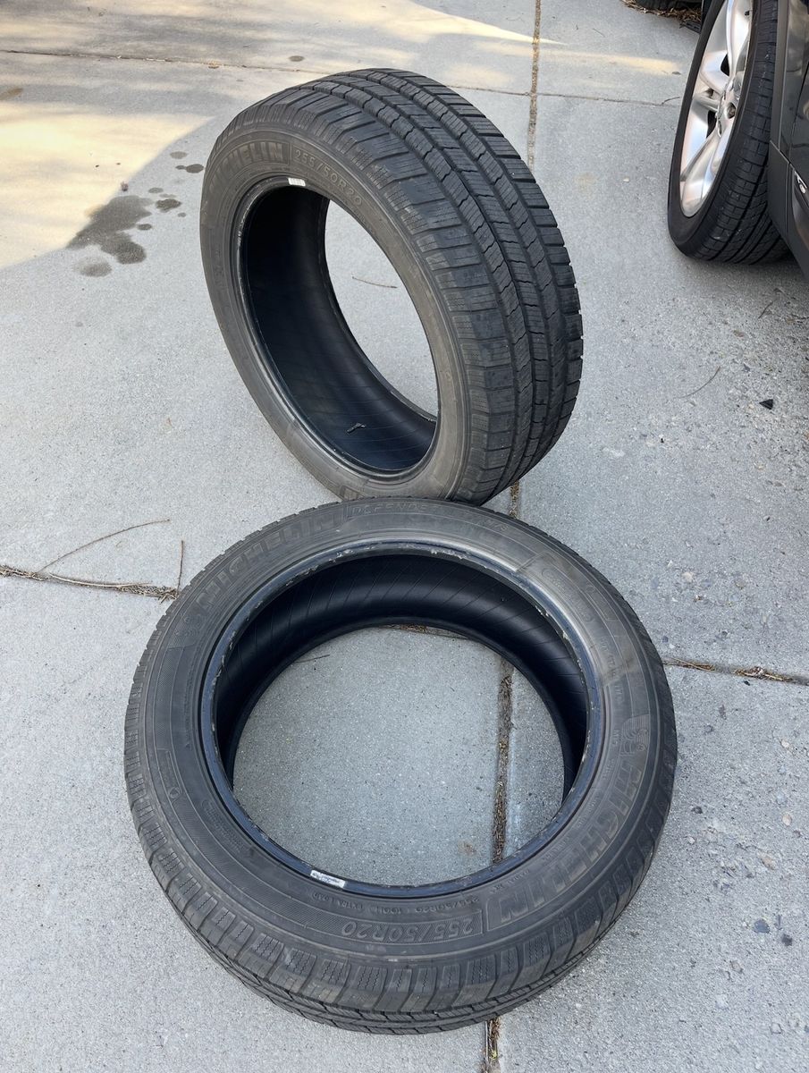 2 - Michelin 255/50R20 tires