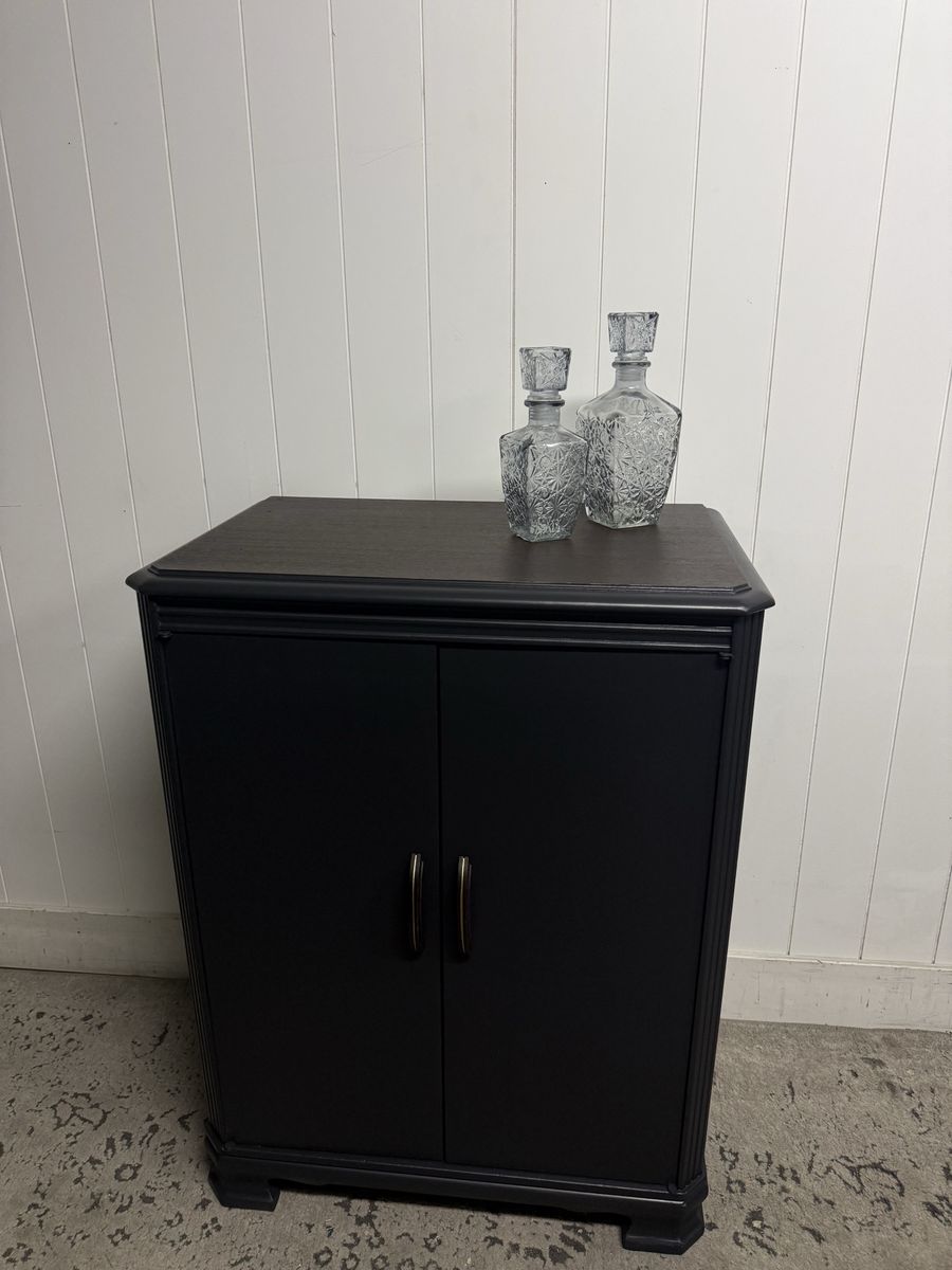 Vintage record player cabinet