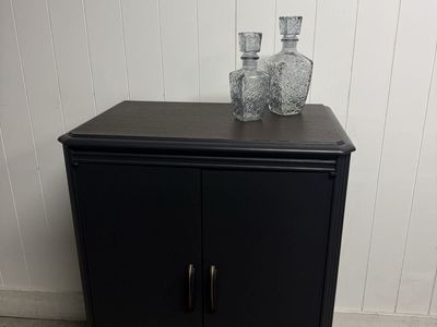 Vintage record player cabinet