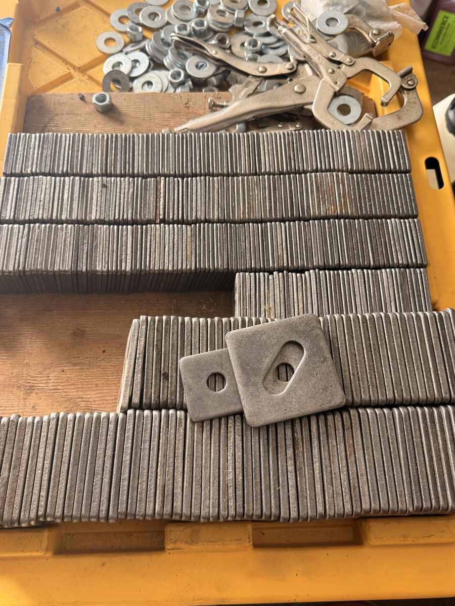 Construction foundation washers Qty. 325 of 2” and  130 of 3”
