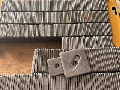 Construction foundation washers Qty. 325 of 2” and 130 of 3”